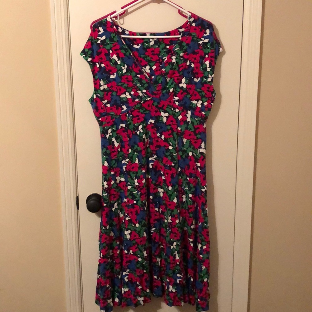 A-Line floral dress